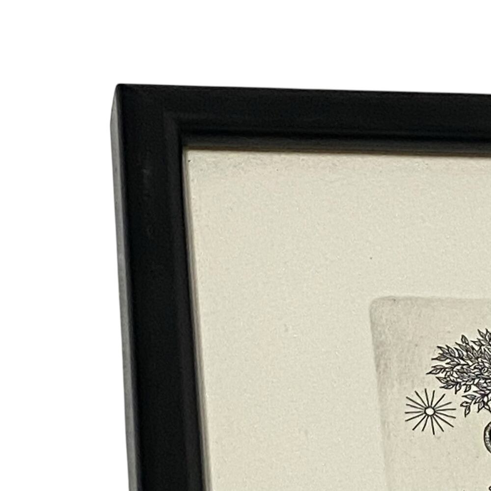 Elephant Etching Signed Vintage Limited Edition 4.75" x 4.75" Framed Decor - Picture 5 of 11